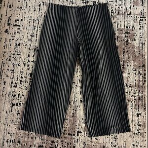 Alfani Women's Black and White Striped Pants